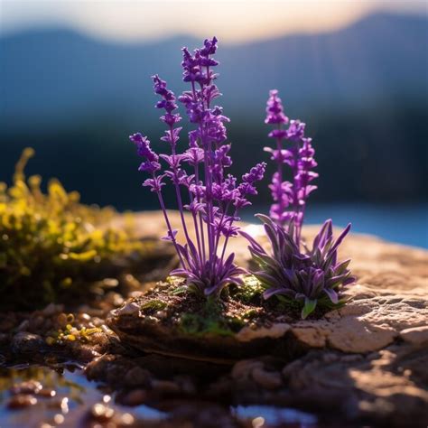 Premium Photo | Lavender bush in the summer garden