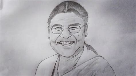 Draupadi Murmu Drawing || द्रौपदी मुर्मू || New President of India ...