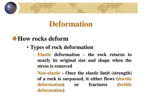 PPT - Structural Geology Crustal Deformation PowerPoint Presentation, free download - ID:6176493