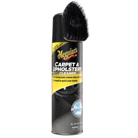 Meguiar's Carpet & Upholstery Cleaner, G191419, 19 Oz, Foam Spray ...