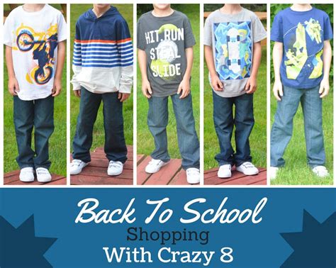 Back To School Shopping at Crazy 8 + Giveaway - Mommy's Fabulous Finds