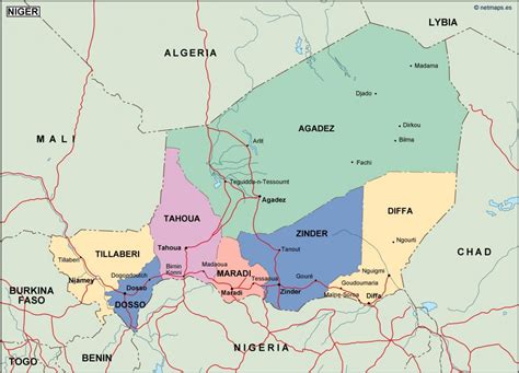 niger political map. Vector Eps maps | Order and download niger political map. Vector Eps maps