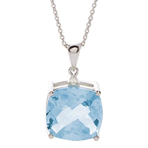 Blue Topaz Pendant Necklace | Power Sales