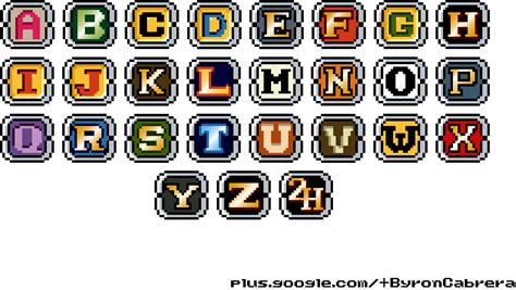 Metal Slug 8-bit Vector Alphabet by LindsayPandora on DeviantArt