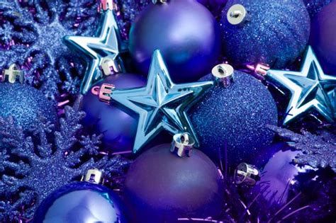 Photo of blue christmas decorations | Free christmas images