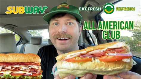 Subway NEW All American Club Review - Eat Fresh Refresh - YouTube