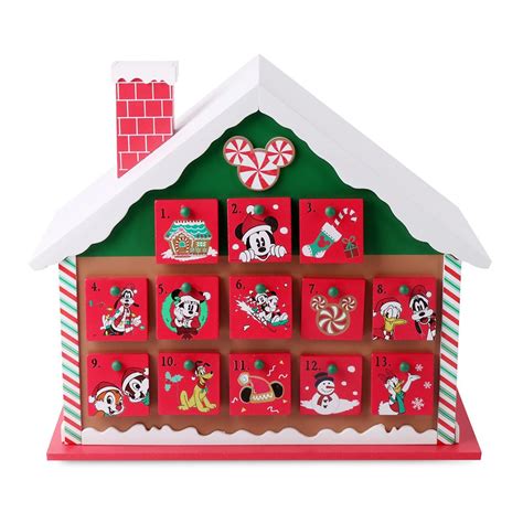 Mickey Mouse and Friends Wooden House Advent Calendar is now available for purchase – Dis ...