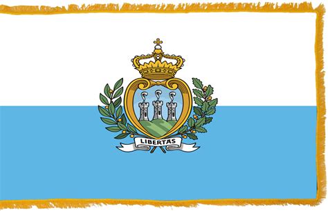 San Marino Flag Indoor Polyester