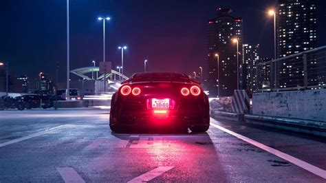 Wallpaper : Nissan GT R, Japanese cars, JDM, night, city, car, vehicle ...