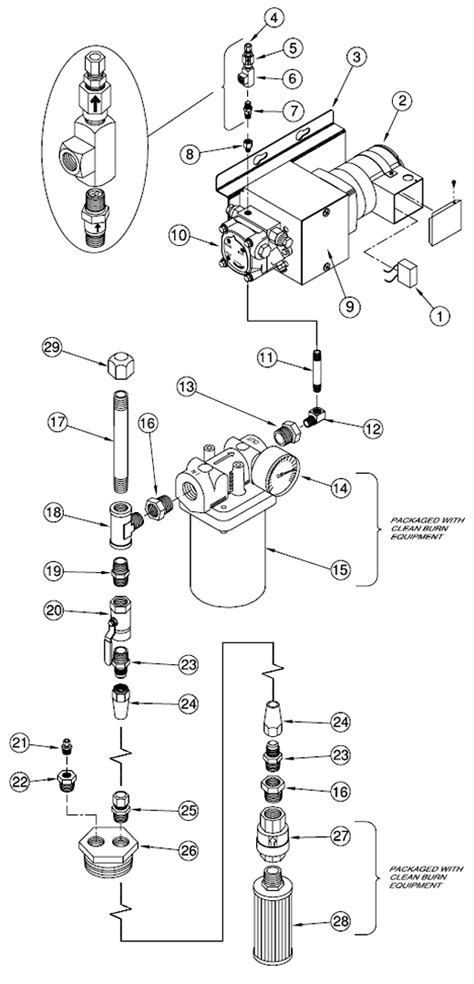 Parts Breakdown for Metering Pump, Oil (Cleanburn - Model Parts ...