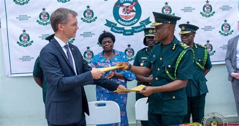 German Embassy donates bus, motorbike to Ghana Immigration Service - GhanaToday