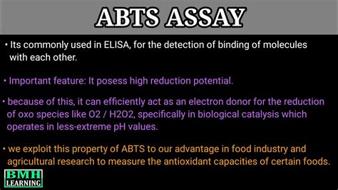 ABTS Assay | ABTS Radical Scavenging Assay | - YouTube