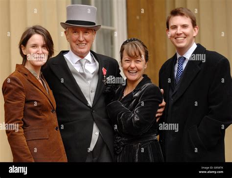 BBC Radio 2 veteran DJ Johnnie Walker with his third wife Tiggy (centre ...