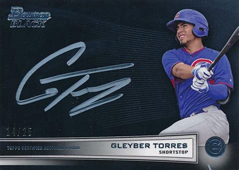 Gleyber Torres Rookie Card Checkist and Early Prospect Card Highlights