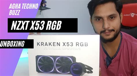 nzxt kraken x53 rgb liquid cooler unboxing and installation / - YouTube