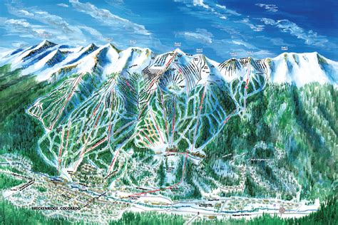 Ski Trail Map Artist Kevin Mastin