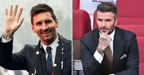 David Beckham using 'influence' on Lionel Messi and two contacts to ...