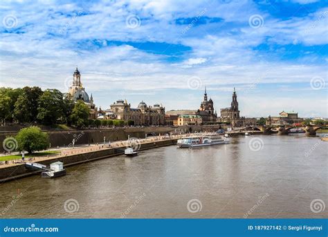 Panoramic view of Dresden stock photo. Image of building - 187927142