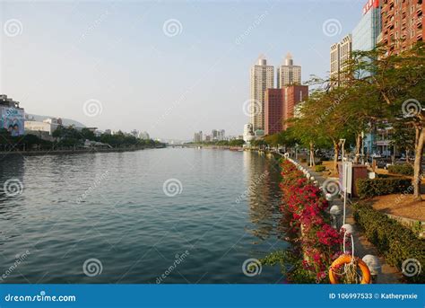 Ai he or Love River in Kaohsiung Editorial Stock Photo - Image of ...