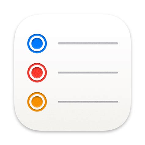 Reminders | macOS Icon Gallery