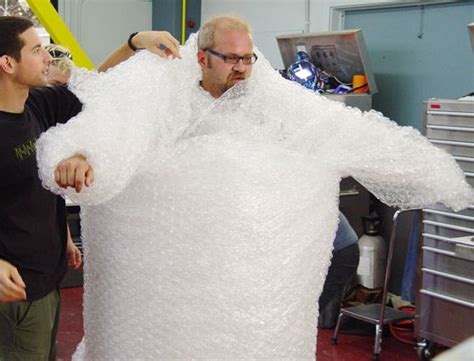 Stay Away from Foil-Faced Bubble Wrap | Bubble wrap suit, Free shirts ...