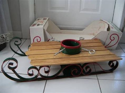 $25 Unique Gorgeous Sled Christmas Tree Stand Heavy Duty - EC for sale in Peekskill, New York ...