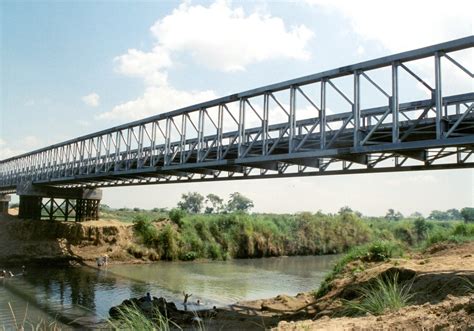 Professional Steel Structure Bridge / cantilever truss bridge Long Life