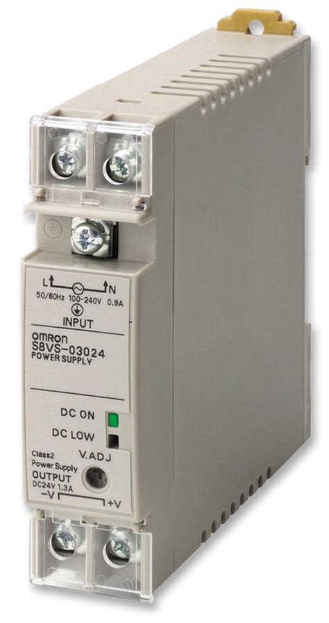 S8VS-03024 - Omron Industrial Automation - AC/DC DIN Rail Power Supply ...