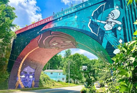 This Bridge On The BeltLine Has Been Transformed Into A Street Art Masterpiece