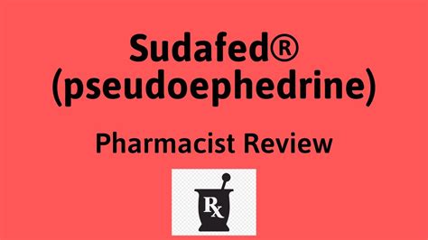 Sudafed (pseudoephedrine) | Sudafed side effects, Warnings, and Use in Pregnancy/Breastfeeding ...