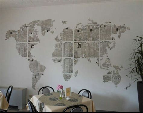 newspaper wall art ~ art projects art ideas