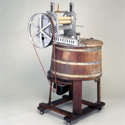 Who invented the first washing machine?