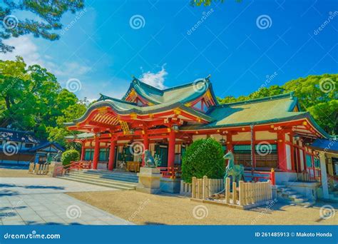 Nishinomiya Shrine (Ebisu Nishinomiya) Stock Image - Image of kobe ...