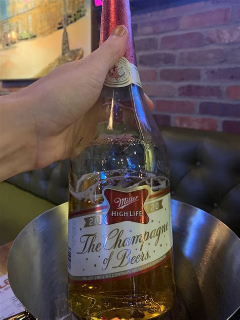 750mL Miller High Life Champagne Bottle : r/beerporn