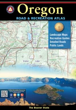 Oregon Road & Recreation Atlas, Benchmark Atlas, Benchmark, Recreation ...