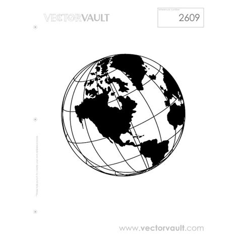 Globe Vector Black And White at Vectorified.com | Collection of Globe Vector Black And White ...