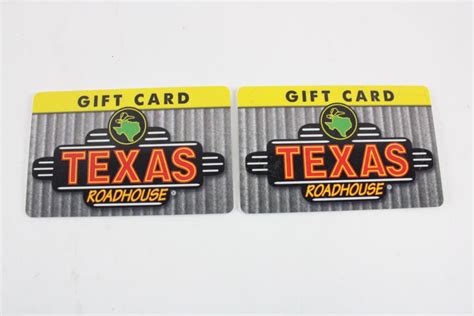 Texas Roadhouse Gift Cards, 2 Pieces | Property Room