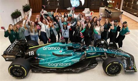 Aston Martin F1 Team welcomes Girls Across The Grid