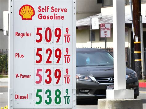 Gas prices surge to above $4 a gallon, near a national record | NPR ...