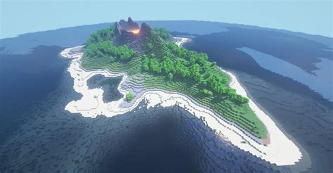 Volcano Island [1.16.2 Survival Map] Minecraft Map