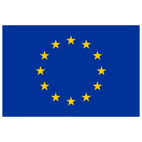 Flag Of Europe Waving Transparent Image