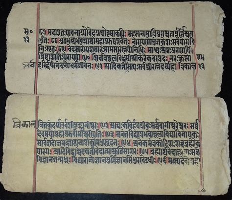 Sanskrit and Prakrit Manuscripts