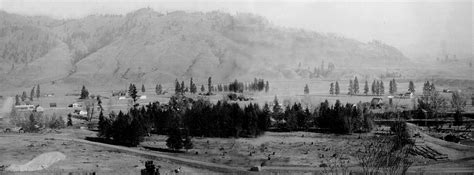 Landscape of Midway, British Columbia, Canada, 1948