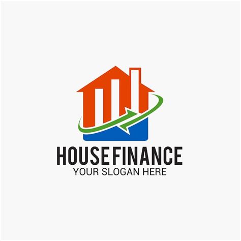 Premium Vector | House finance logo