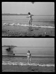 Found Vintage Beach Beauty | Two frames from a few strips of… | Flickr