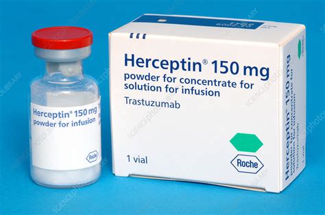 Herceptin cancer drug - Stock Image - M625/1579 - Science Photo Library