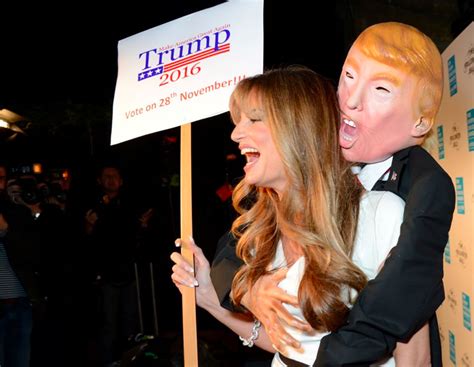 This Celebrity's Melania Trump Halloween Costume Is Scarily Good