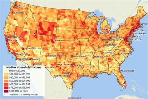 Heat Map Of Us Population