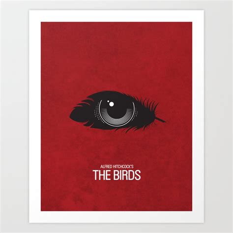 The Birds Movie Poster Art Print by G Alex | Society6