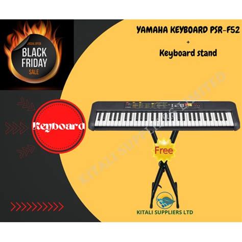 Yamaha Keyboard PSR F52 Plus Free Keyboard Stand @ Best Price Online ...